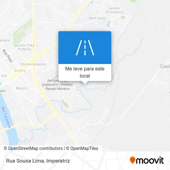 Rua Sousa Lima mapa