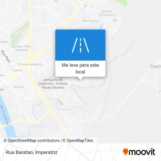 Rua Baratao mapa