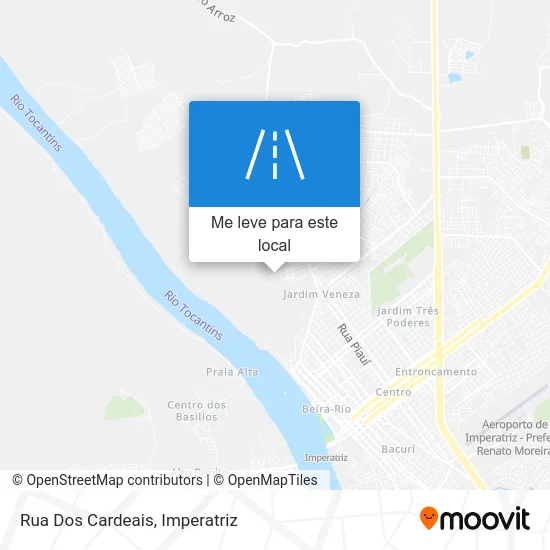 Rua Dos Cardeais mapa