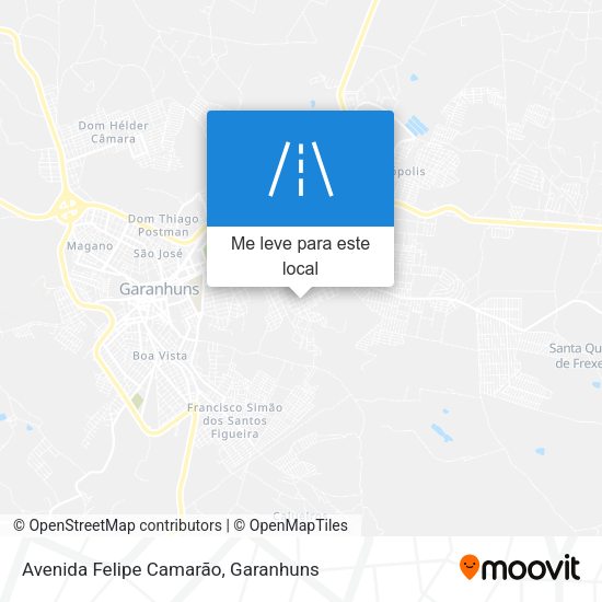 Avenida Felipe Camarão mapa
