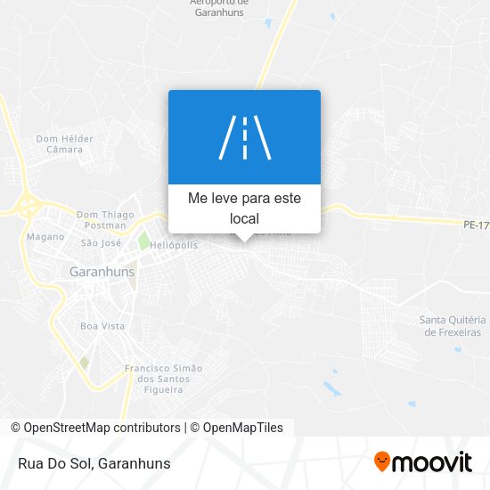 Rua Do Sol mapa
