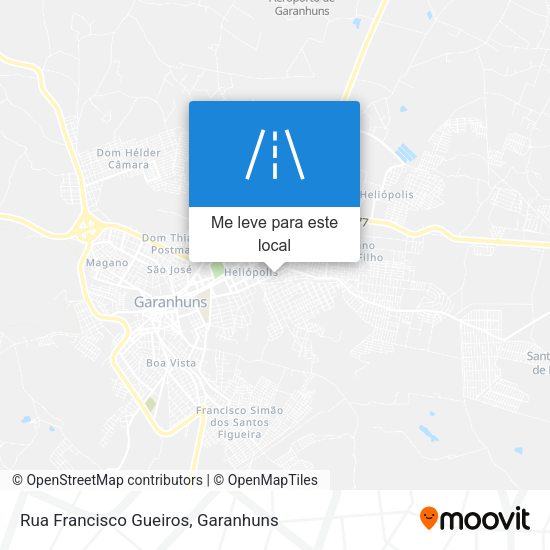 Rua Francisco Gueiros mapa