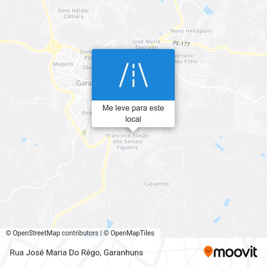 Rua José Maria Do Rêgo mapa