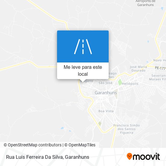 Rua Luís Ferreira Da Silva mapa