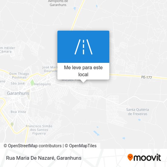 Rua Maria De Nazaré mapa