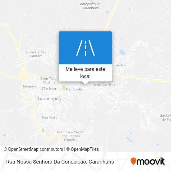 Rua Nossa Senhora Da Conceição mapa