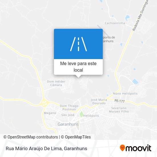 Rua Mário Araújo De Lima mapa