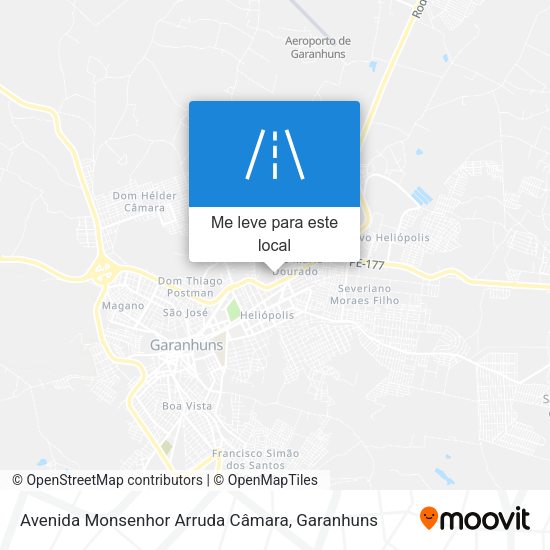 Avenida Monsenhor Arruda Câmara mapa