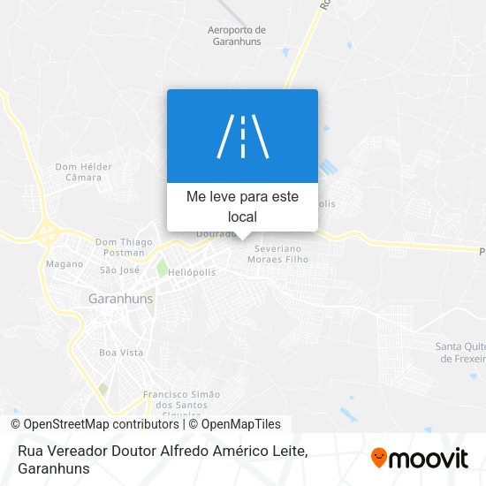 Rua Vereador Doutor Alfredo Américo Leite mapa