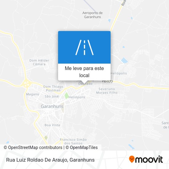 Rua Luiz Roldao De Araujo mapa