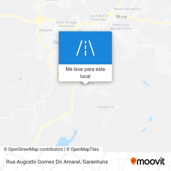 Rua Augusto Gomes Do Amaral mapa