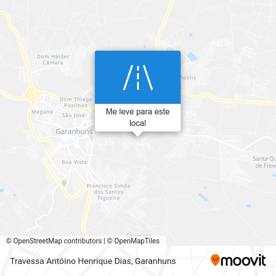 Travessa Antôino Henrique Dias mapa