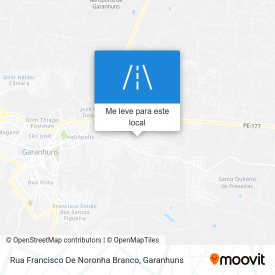 Rua Francisco De Noronha Branco mapa