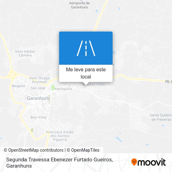 Segunda Travessa Ebenezer Furtado Gueiros mapa