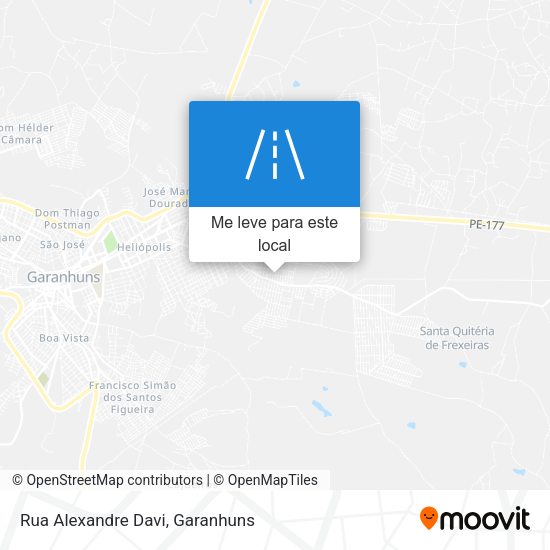 Rua Alexandre Davi mapa