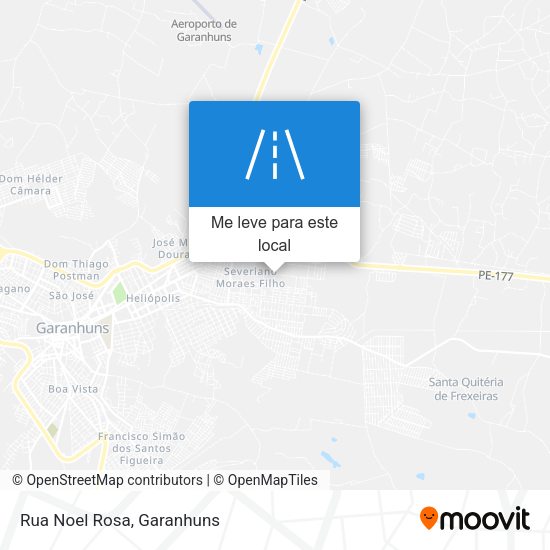 Rua Noel Rosa mapa