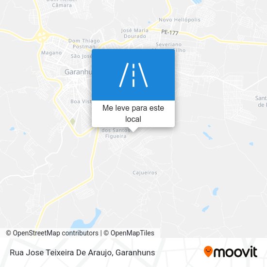 Rua Jose Teixeira De Araujo mapa