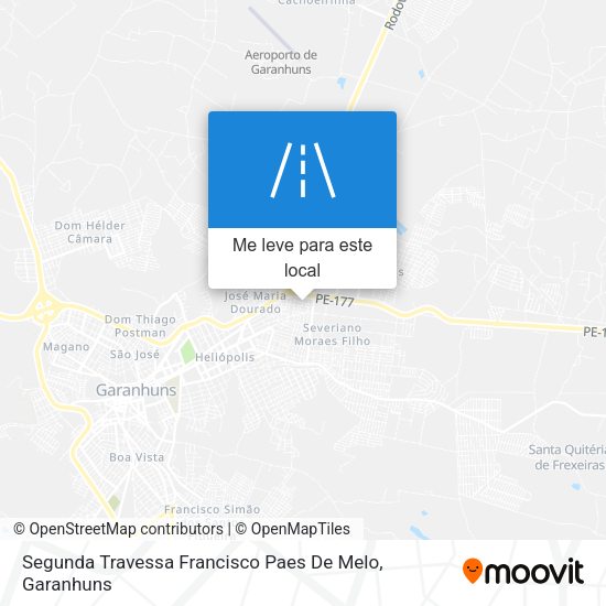 Segunda Travessa Francisco Paes De Melo mapa