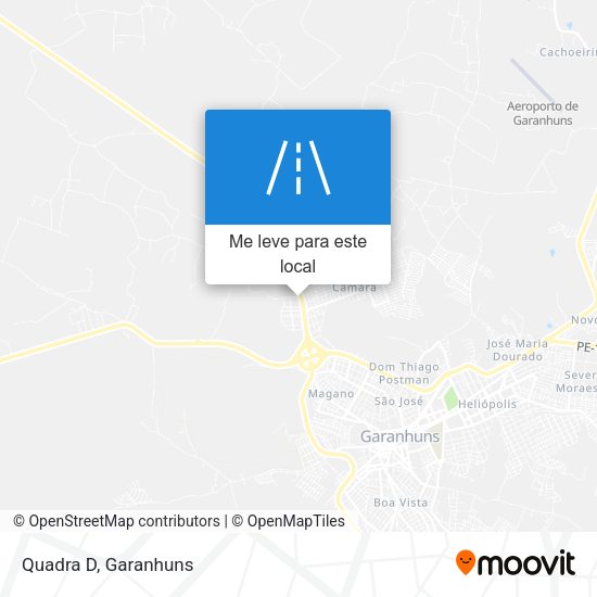 Quadra D mapa