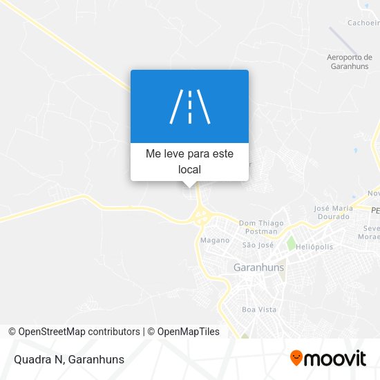 Quadra N mapa