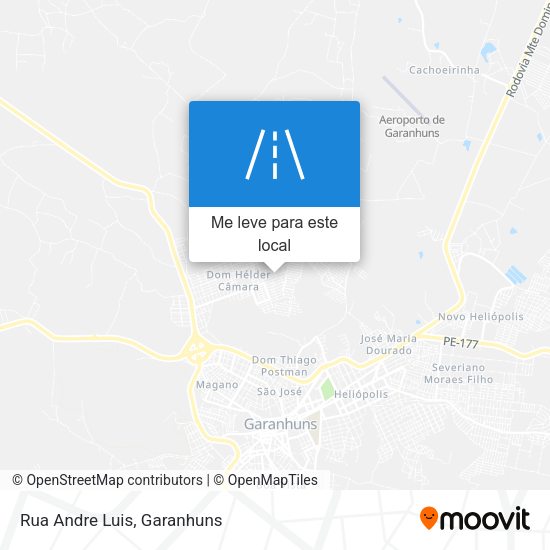 Rua Andre Luis mapa