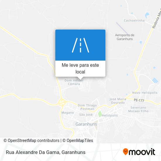 Rua Alexandre Da Gama mapa