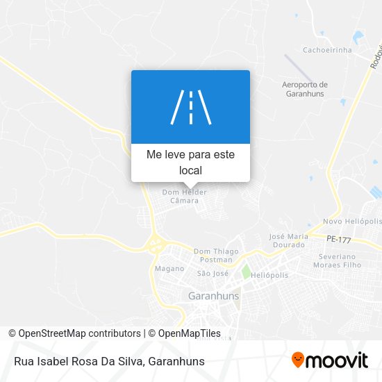 Rua Isabel Rosa Da Silva mapa