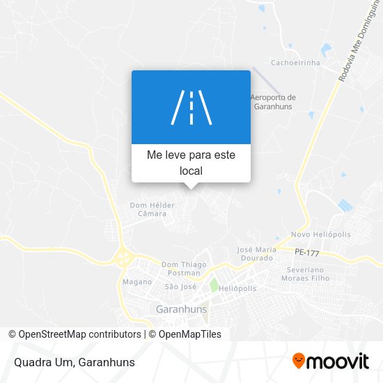 Quadra Um mapa