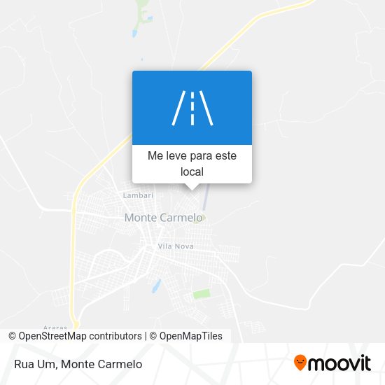 Rua Um mapa