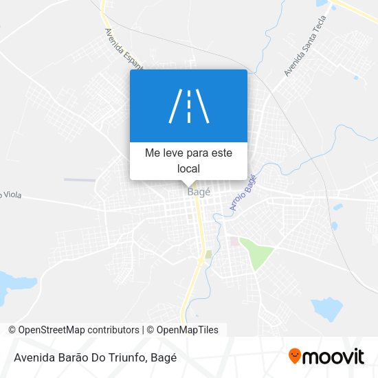Avenida Barão Do Triunfo mapa