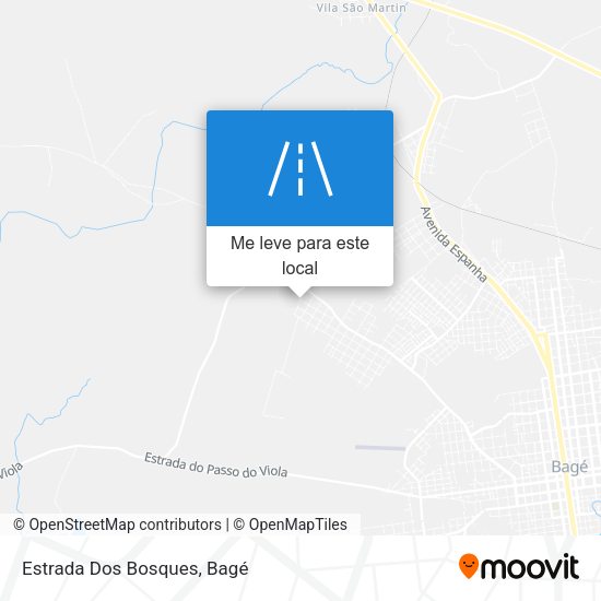 Estrada Dos Bosques mapa
