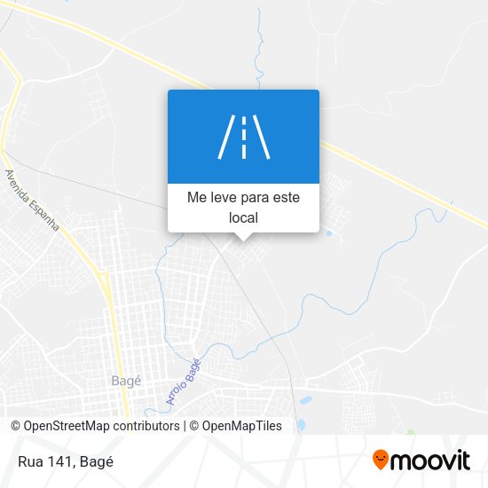 Rua 141 mapa