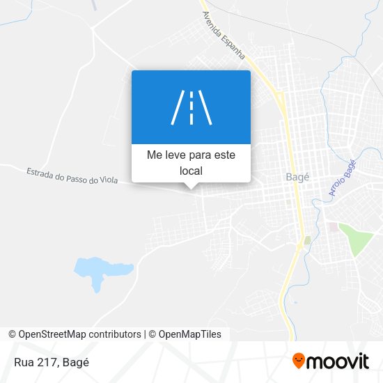 Rua 217 mapa