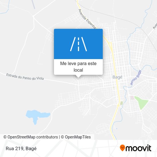 Rua 219 mapa