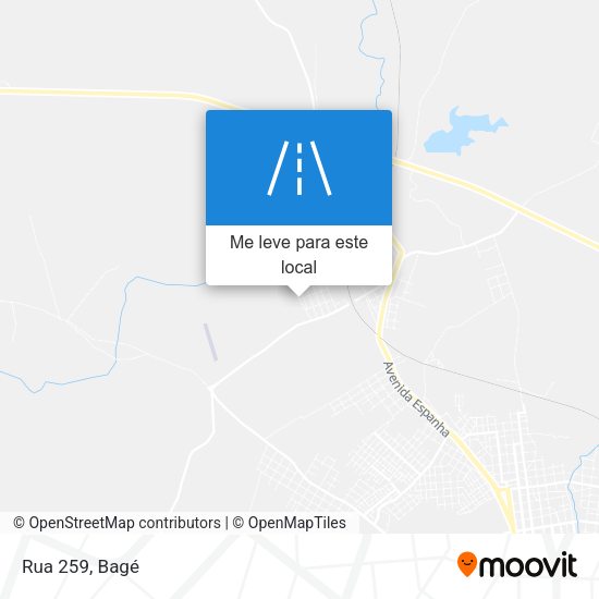 Rua 259 mapa