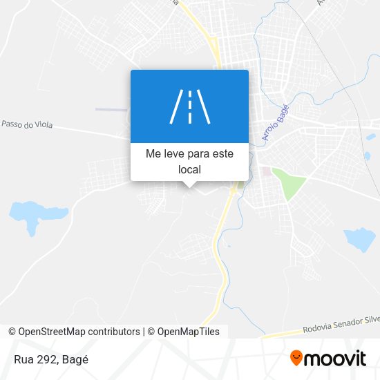 Rua 292 mapa