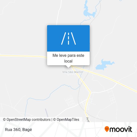 Rua 360 mapa
