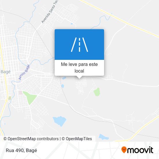 Rua 490 mapa