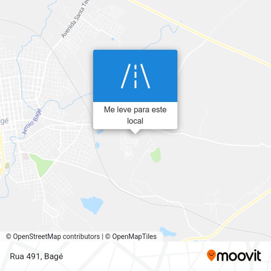 Rua 491 mapa