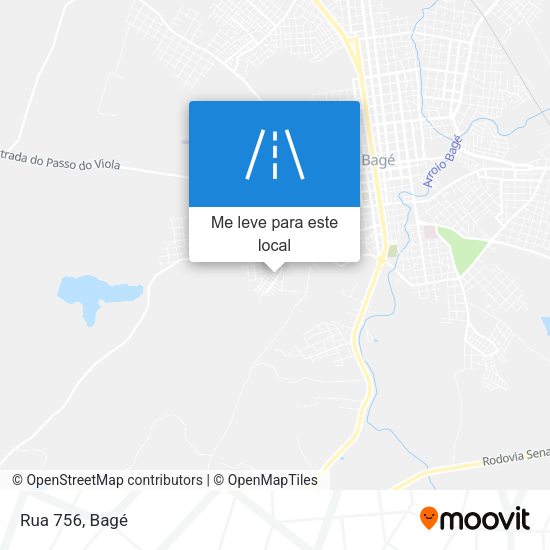 Rua 756 mapa