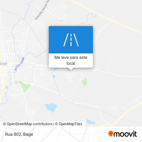 Rua 802 mapa