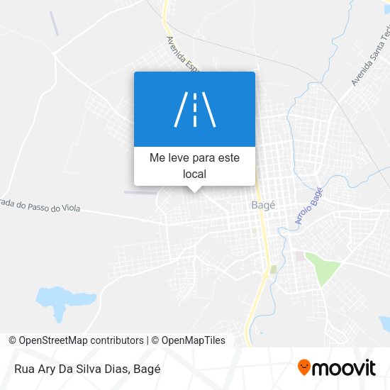 Rua Ary Da Silva Dias mapa