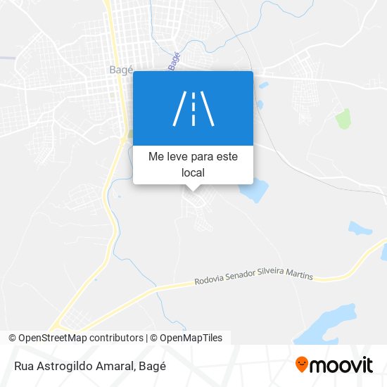 Rua Astrogildo Amaral mapa