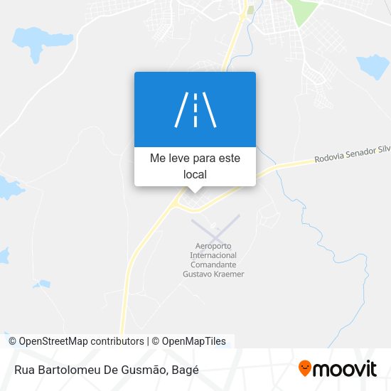 Rua Bartolomeu De Gusmão mapa