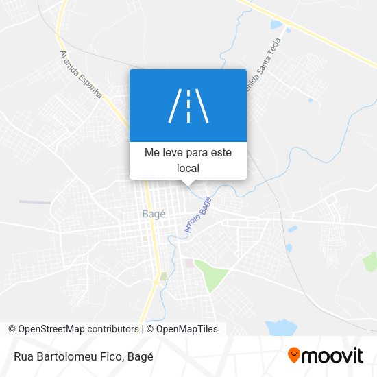Rua Bartolomeu Fico mapa