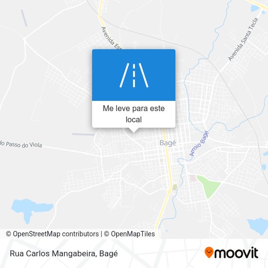 Rua Carlos Mangabeira mapa