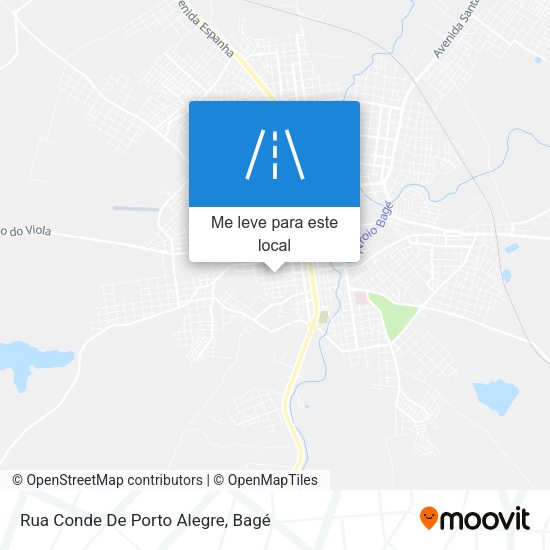 Rua Conde De Porto Alegre mapa