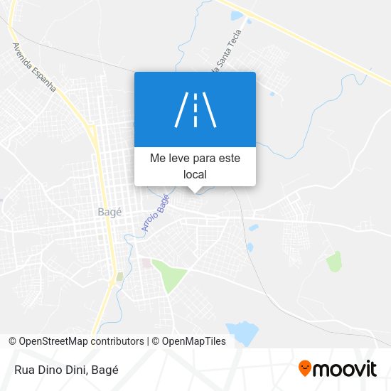 Rua Dino Dini mapa