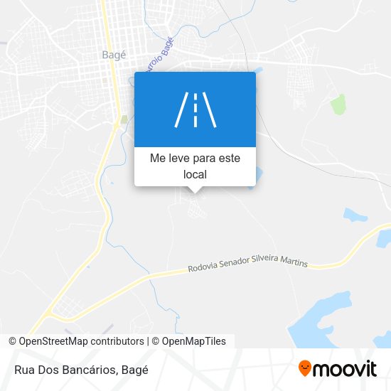 Rua Dos Bancários mapa