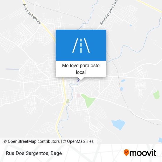 Rua Dos Sargentos mapa
